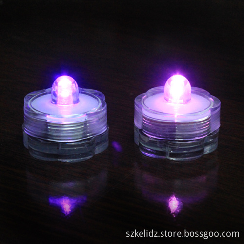Wholesale Christmas Mini Blinking Light Waterproof Wedding Underwater Battery Sub Lights